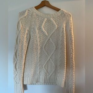 J Crew Cableknit Sweater